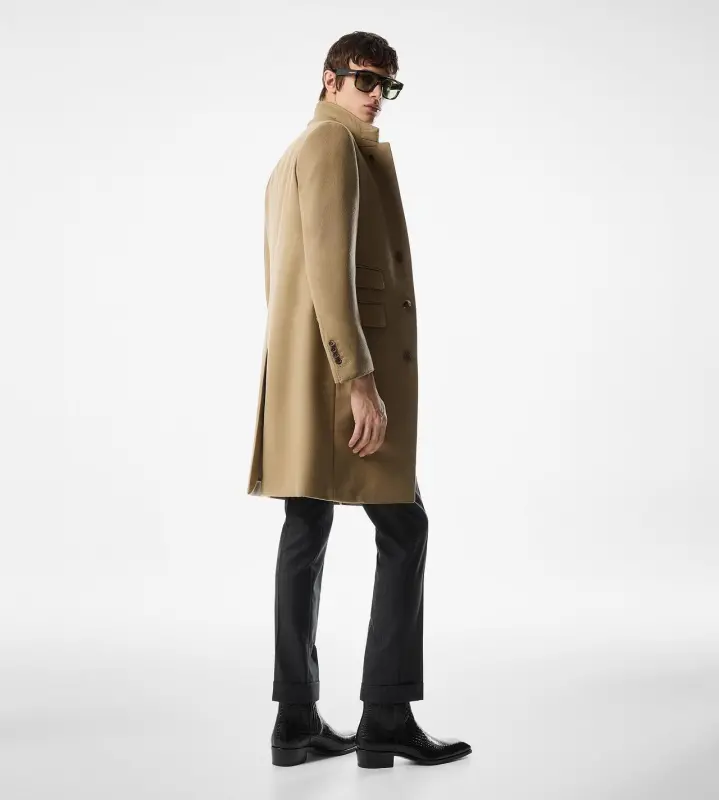 WOOL CASHMERE LIGHT TAILORED COAT SAHARA online